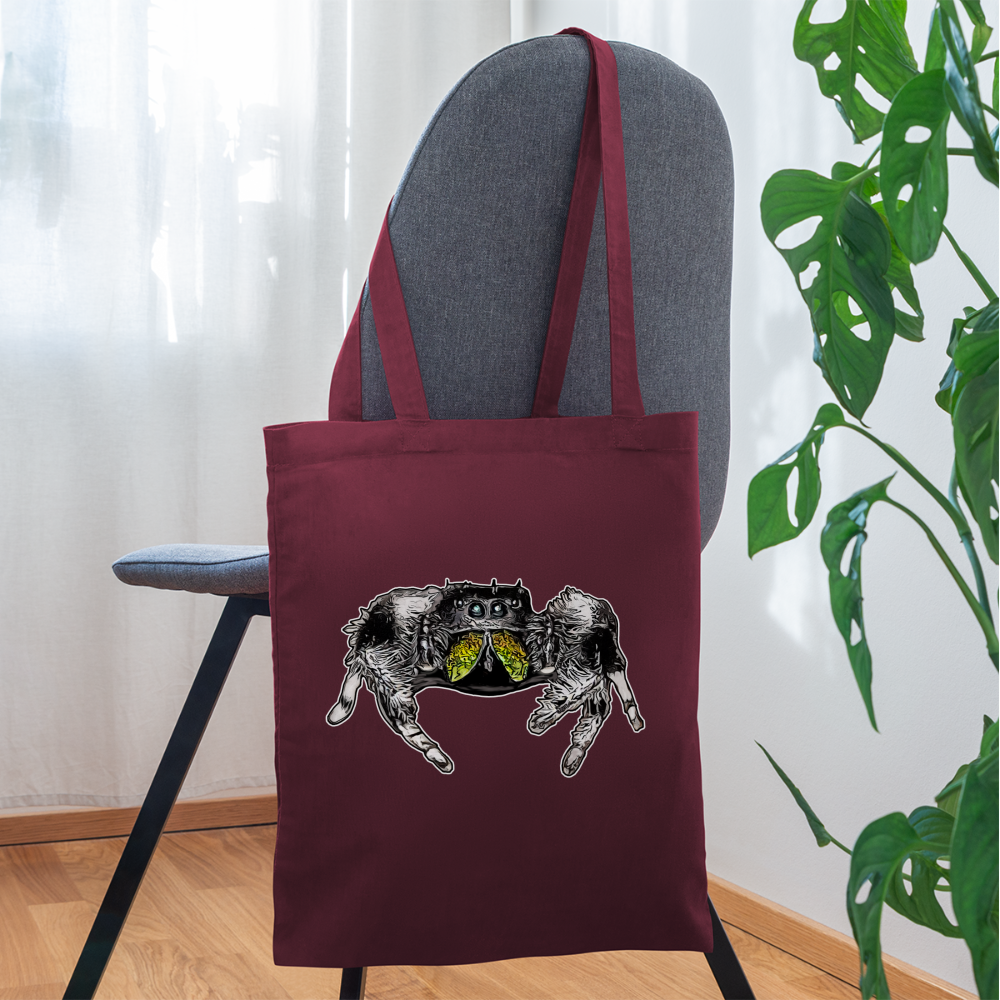 Stoffbeutel Phidippus regius Rastafari male - Burgunderrot