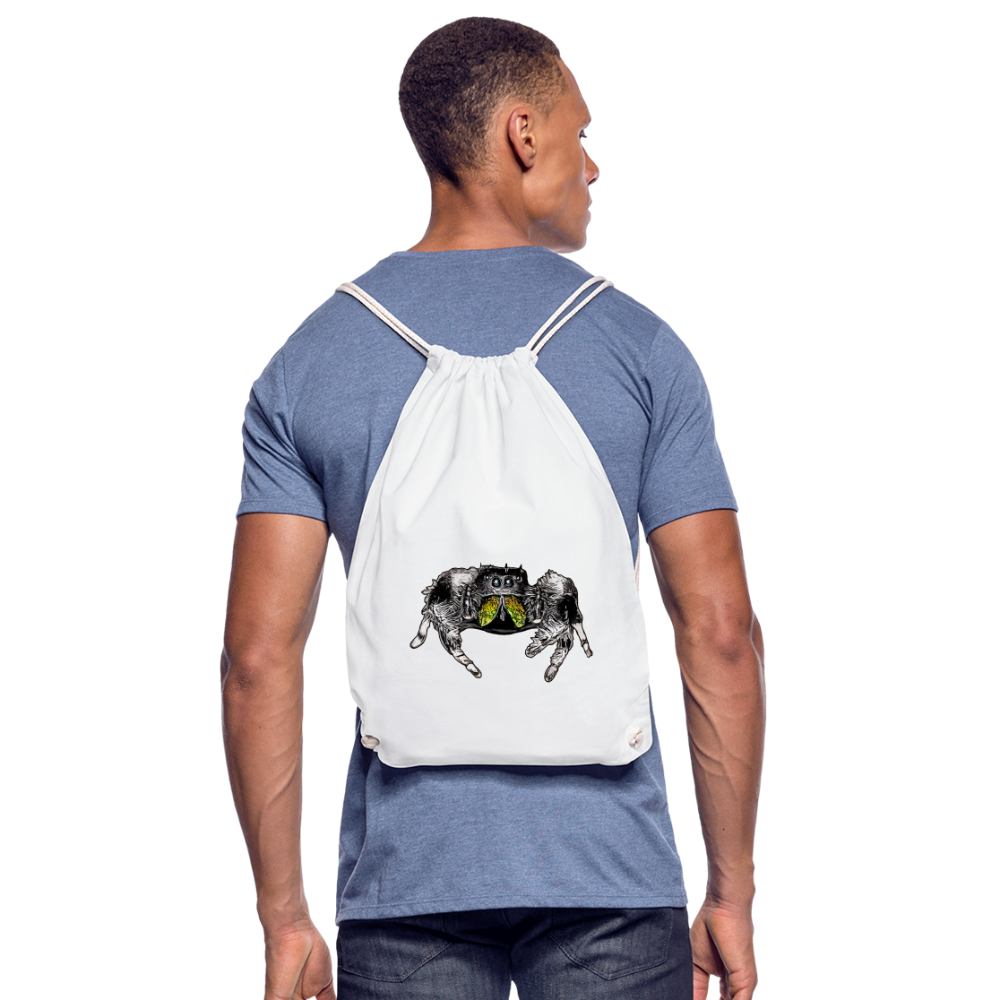 Turnbeutel Phidippus regius Rastafari male - weiß