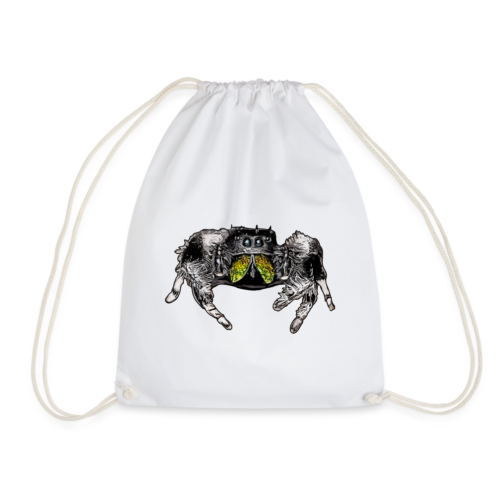 Turnbeutel Phidippus regius Rastafari male - weiß