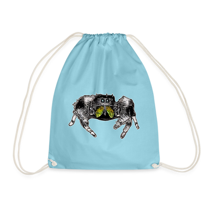 Turnbeutel Phidippus regius Rastafari male - Aqua