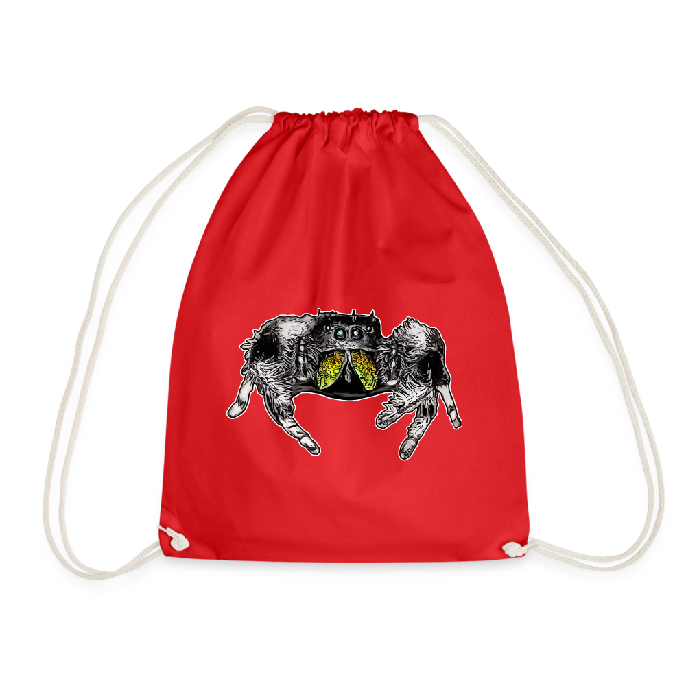 Turnbeutel Phidippus regius Rastafari male - Rot