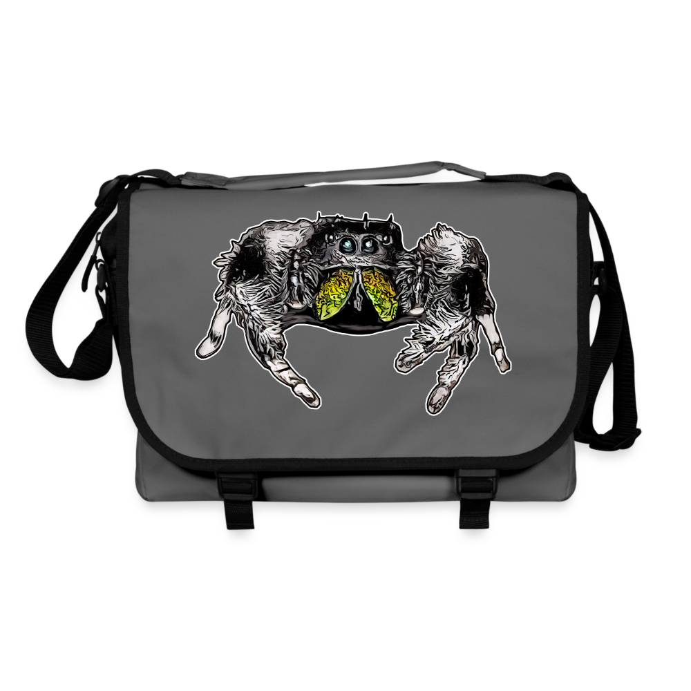 Umhängetasche Phidippus regius Rastafari male - Graphit/Schwarz