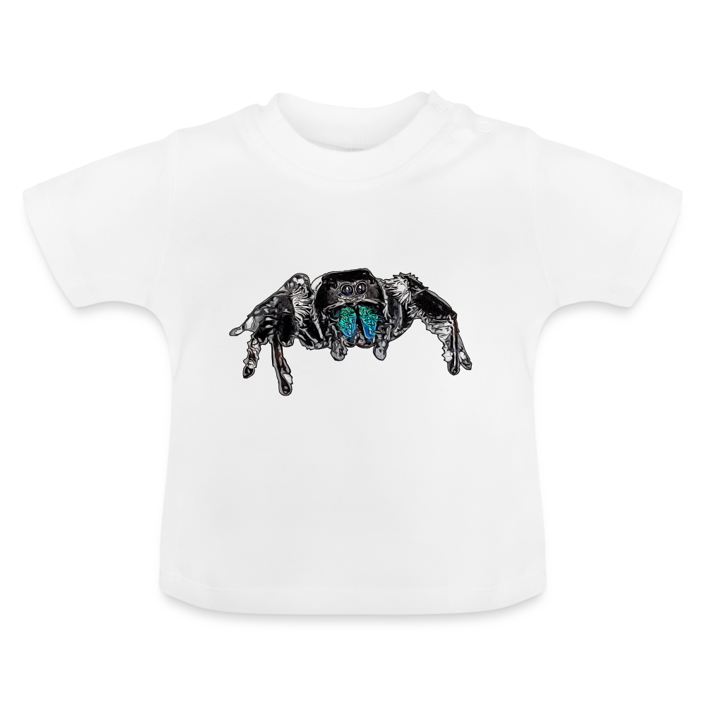 Baby T-Shirt Phidippus regius Everglades male - weiß