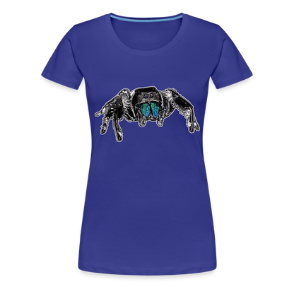 Frauen Basic T-Shirt Phidippus regius Everglades male - Königsblau