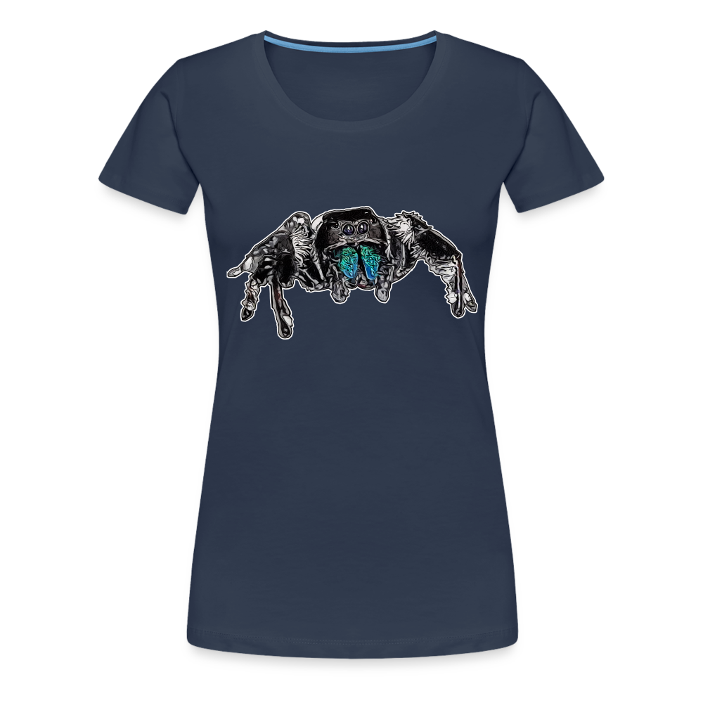 Frauen Basic T-Shirt Phidippus regius Everglades male - Navy