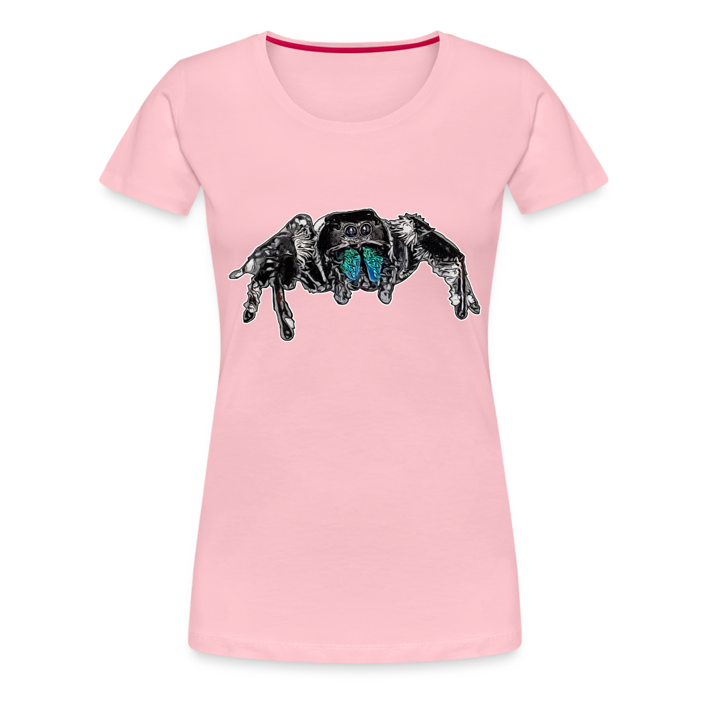Frauen Basic T-Shirt Phidippus regius Everglades male - Hellrosa