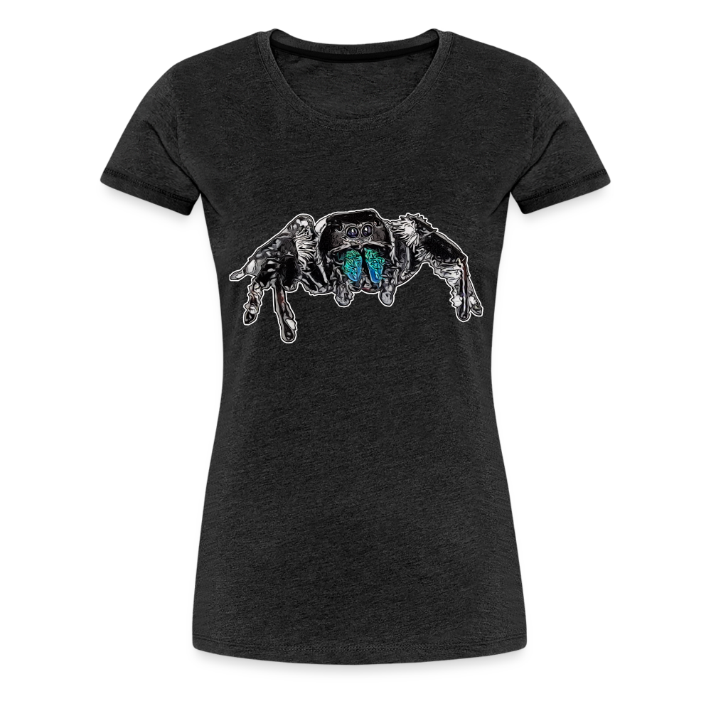 Frauen Basic T-Shirt Phidippus regius Everglades male - Anthrazit