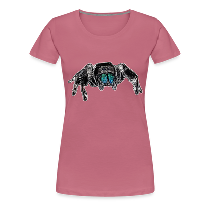 Frauen Basic T-Shirt Phidippus regius Everglades male - Malve