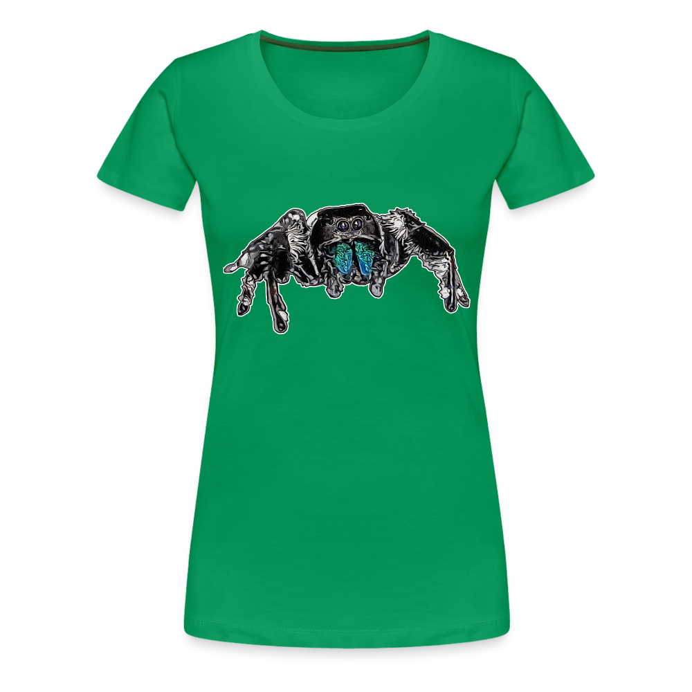 Frauen Basic T-Shirt Phidippus regius Everglades male - Kelly Green