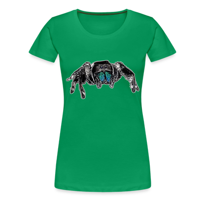 Frauen Basic T-Shirt Phidippus regius Everglades male - Kelly Green