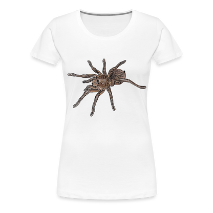 Frauen Basic T-Shirt Theraphosa stirmi juvenile - weiß
