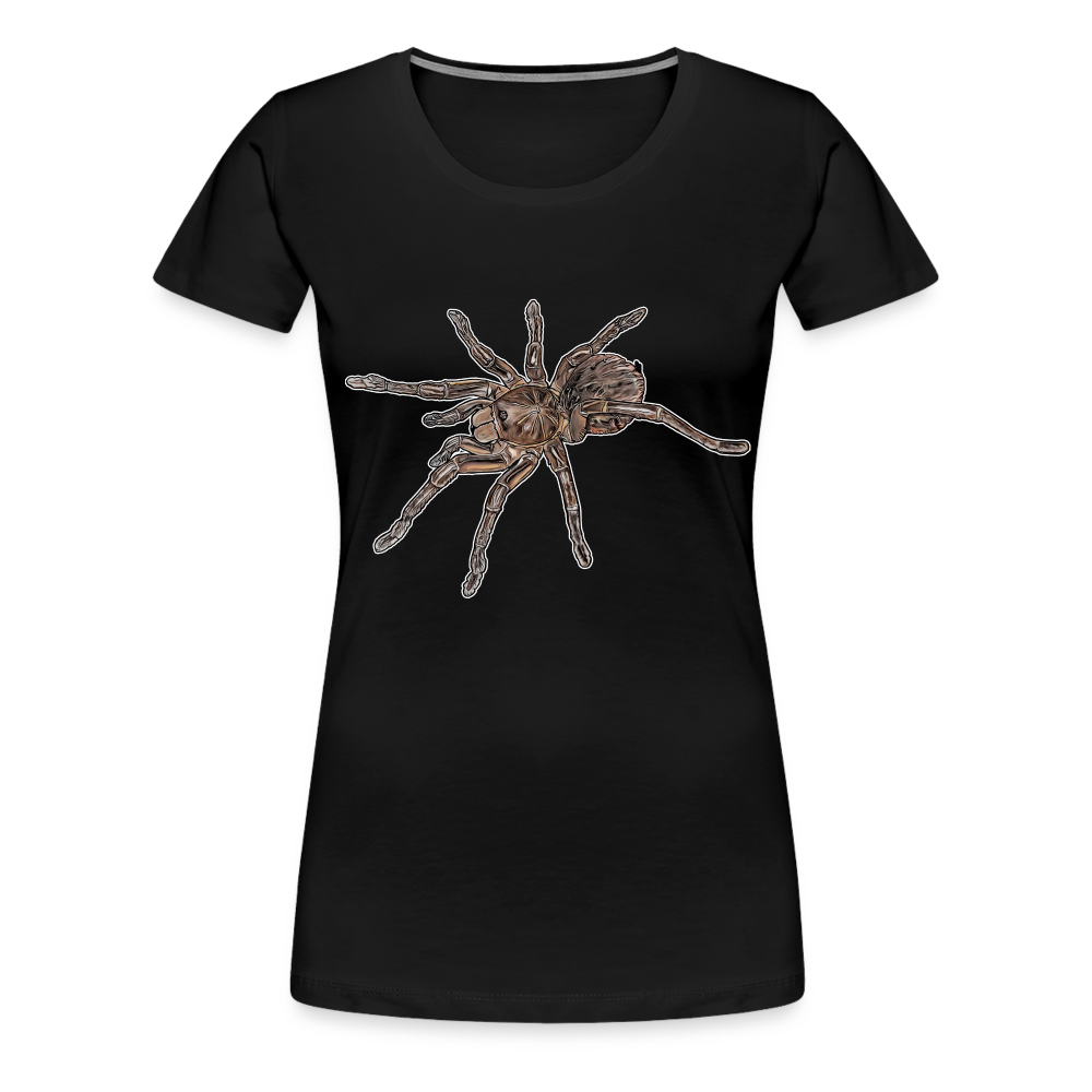 Frauen Basic T-Shirt Theraphosa stirmi juvenile - Schwarz
