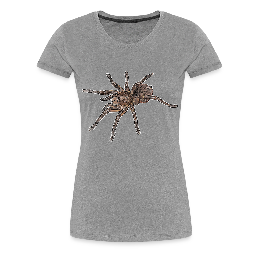 Frauen Basic T-Shirt Theraphosa stirmi juvenile - Grau meliert