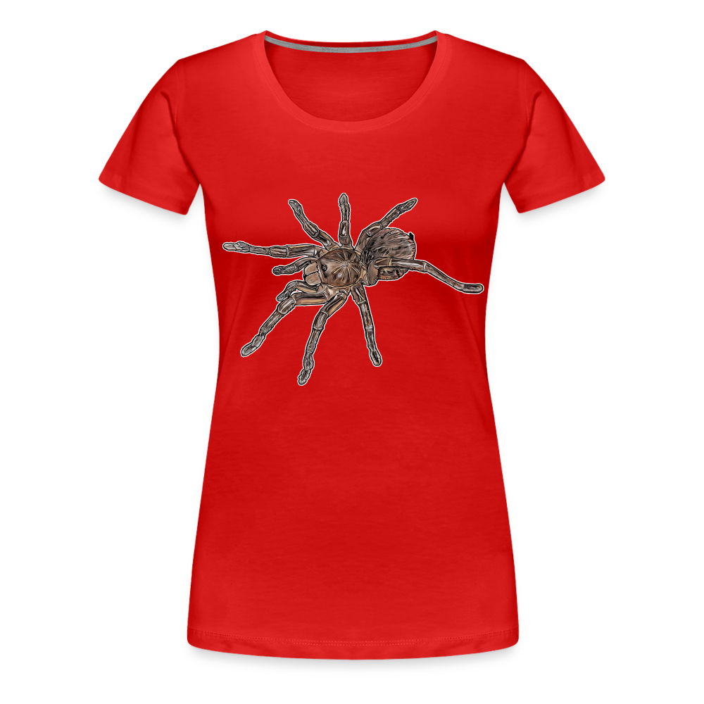 Frauen Basic T-Shirt Theraphosa stirmi juvenile - Rot