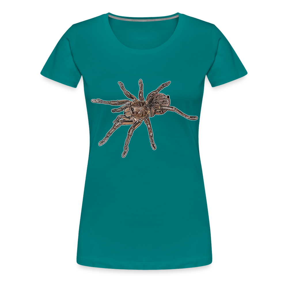 Frauen Basic T-Shirt Theraphosa stirmi juvenile - Divablau