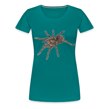 Frauen Basic T-Shirt Theraphosa stirmi juvenile - Divablau