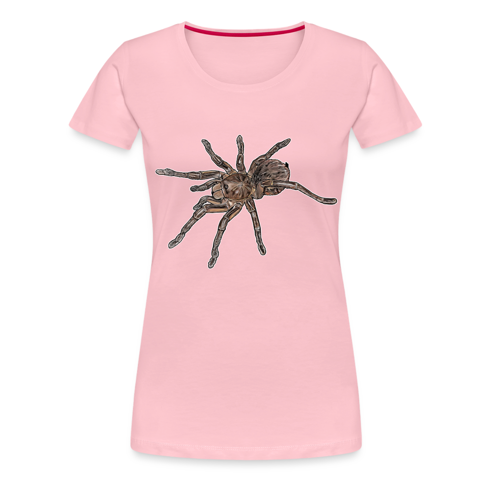 Frauen Basic T-Shirt Theraphosa stirmi juvenile - Hellrosa