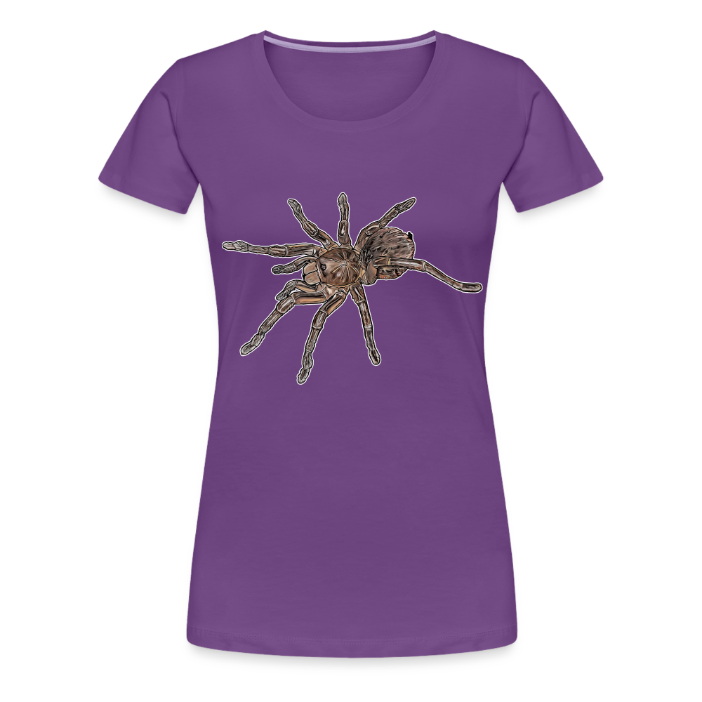 Frauen Basic T-Shirt Theraphosa stirmi juvenile - Lila