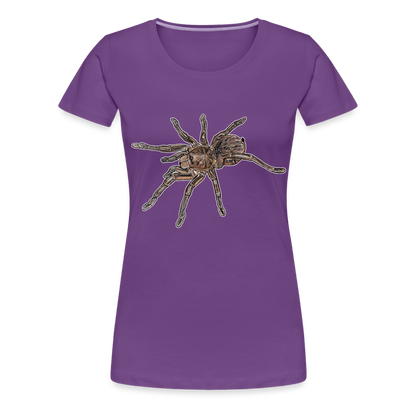 Frauen Basic T-Shirt Theraphosa stirmi juvenile - Lila