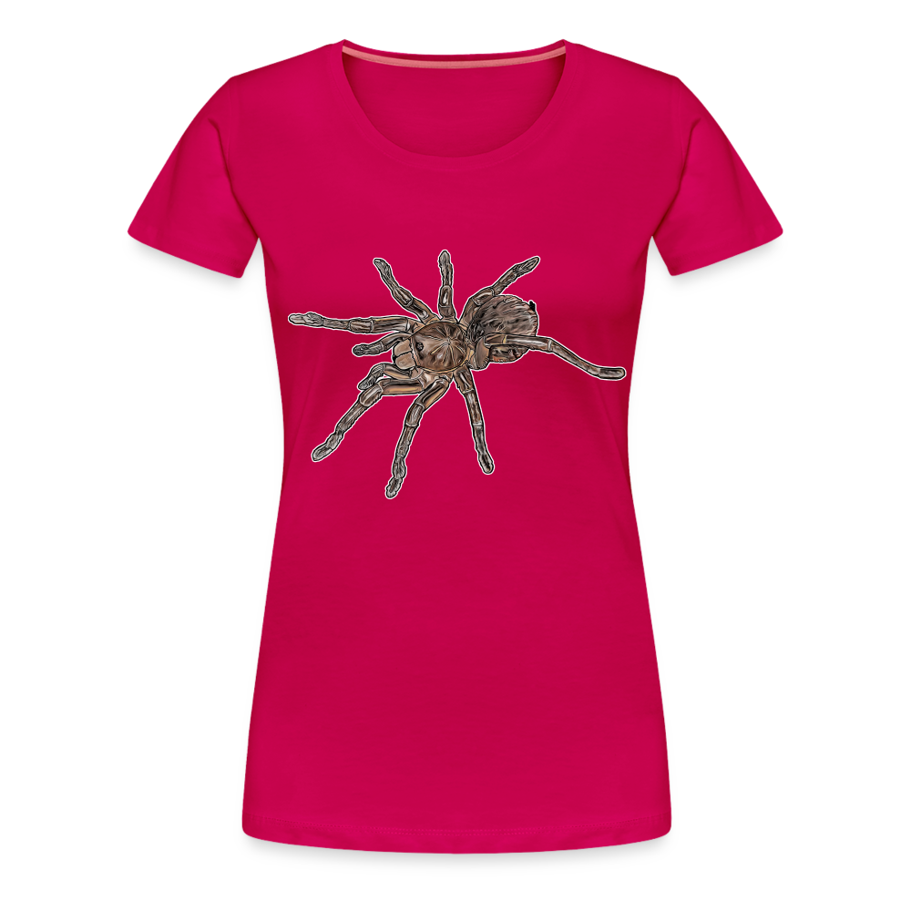 Frauen Basic T-Shirt Theraphosa stirmi juvenile - dunkles Pink