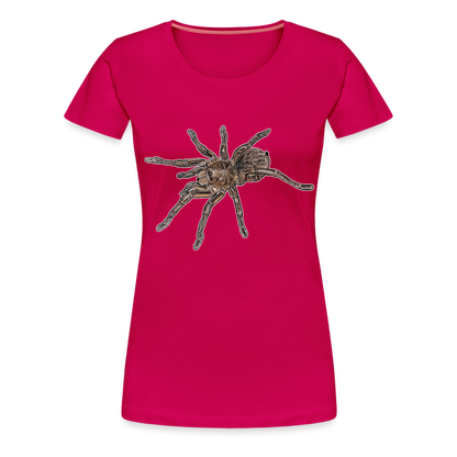 Frauen Basic T-Shirt Theraphosa stirmi juvenile - dunkles Pink