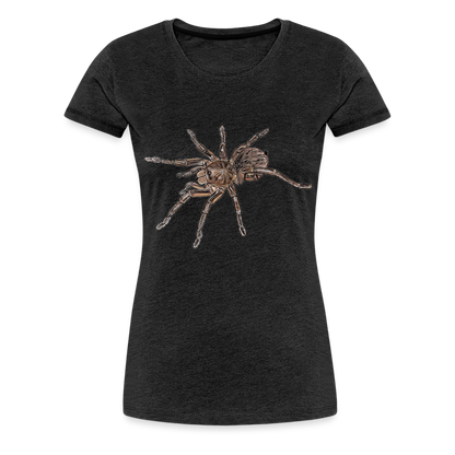 Frauen Basic T-Shirt Theraphosa stirmi juvenile - Anthrazit