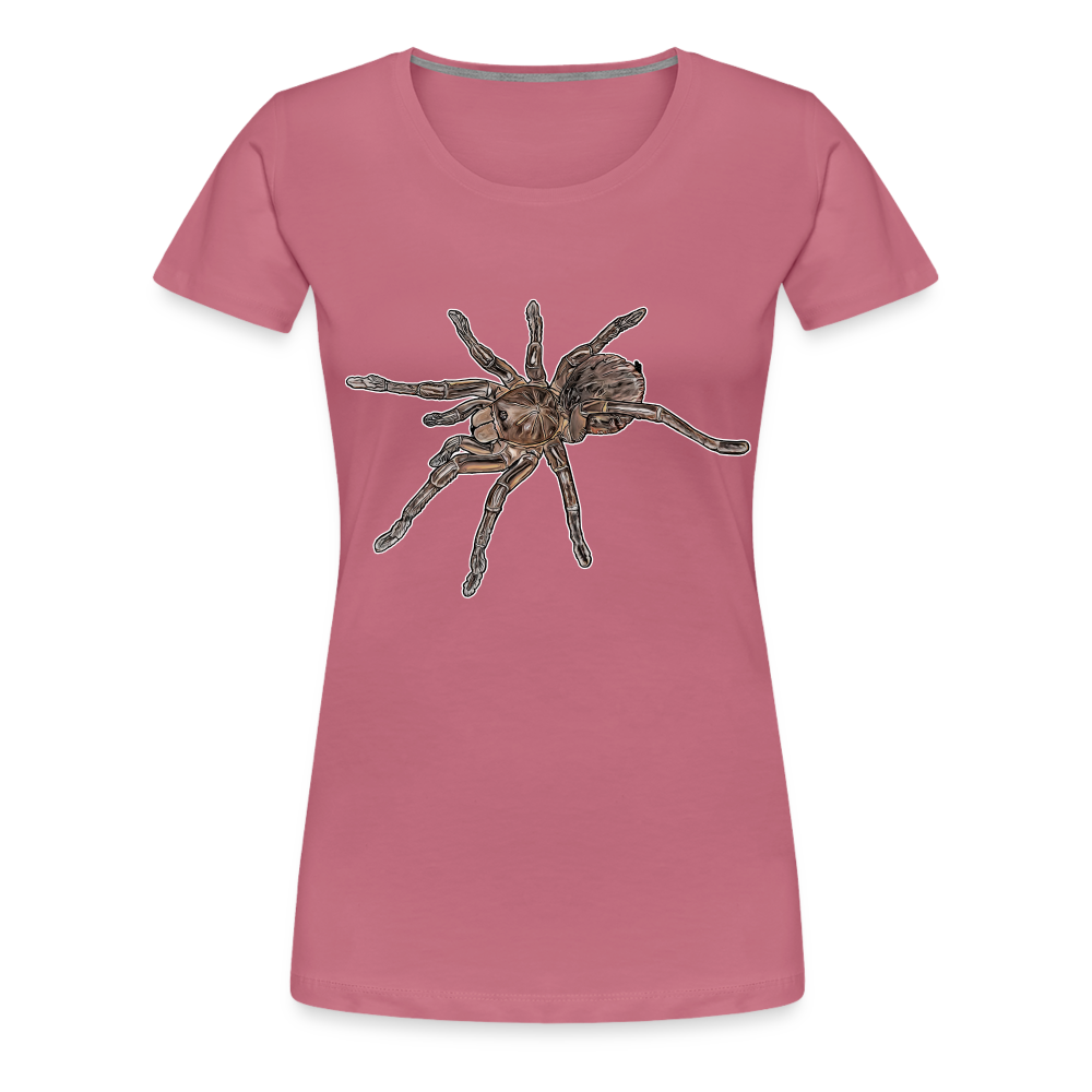 Frauen Basic T-Shirt Theraphosa stirmi juvenile - Malve