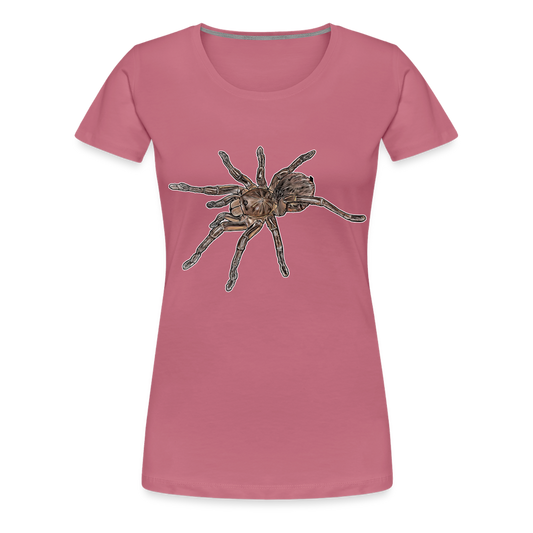 Frauen Basic T-Shirt Theraphosa stirmi juvenile - Malve