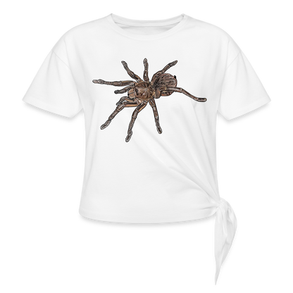 Frauen Knotenshirt Theraphosa stirmi juvenile - weiß