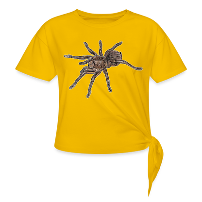 Frauen Knotenshirt Theraphosa stirmi juvenile - Sonnengelb
