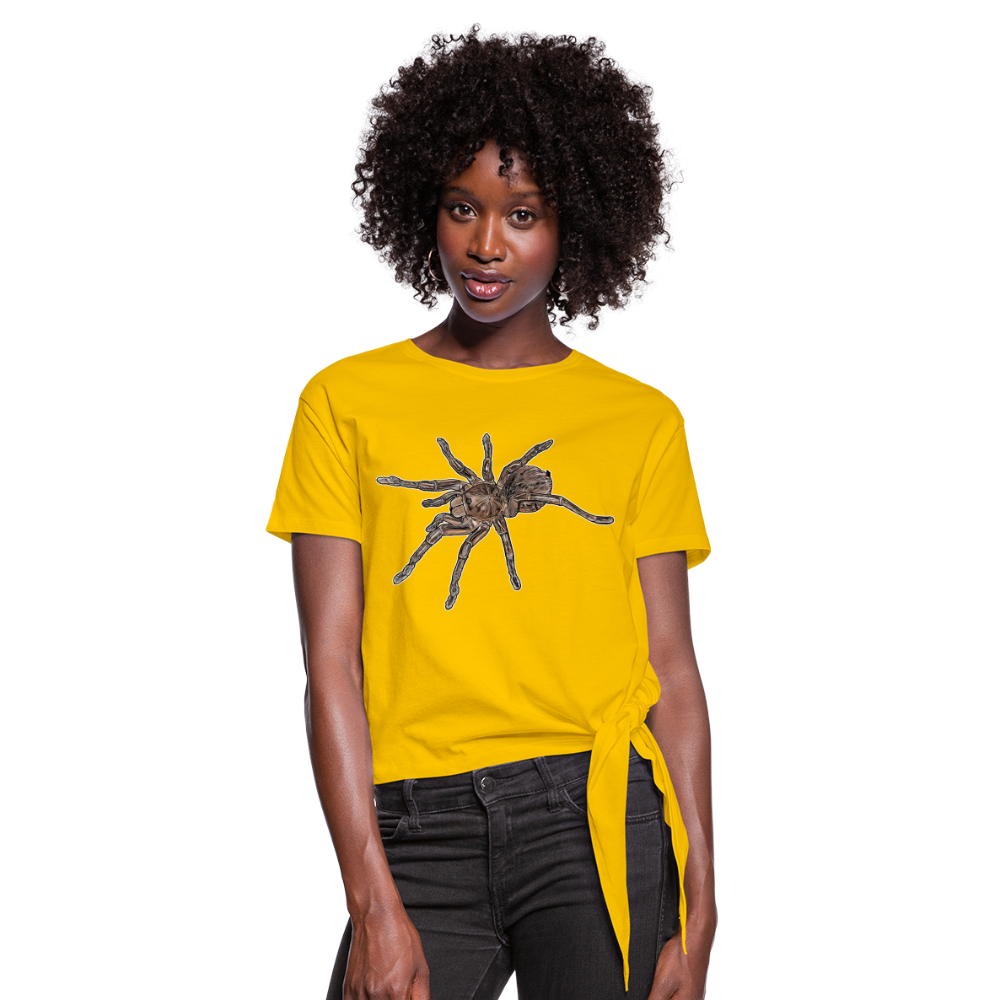 Frauen Knotenshirt Theraphosa stirmi juvenile - Sonnengelb