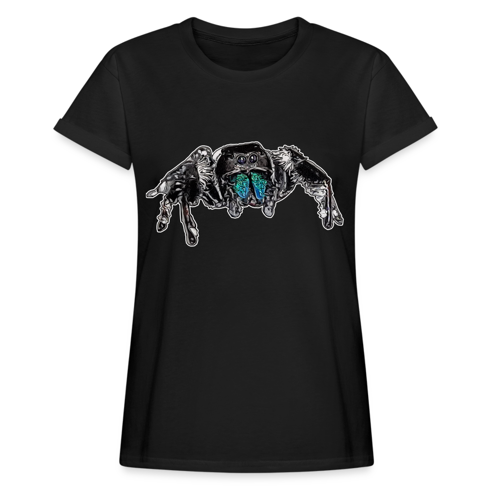 Frauen Oversized T-Shirt Phidippus regius Everglades male - Schwarz