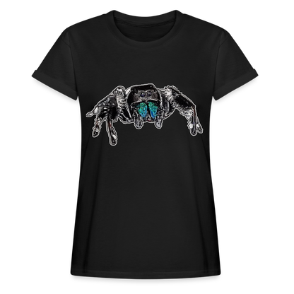 Frauen Oversized T-Shirt Phidippus regius Everglades male - Schwarz