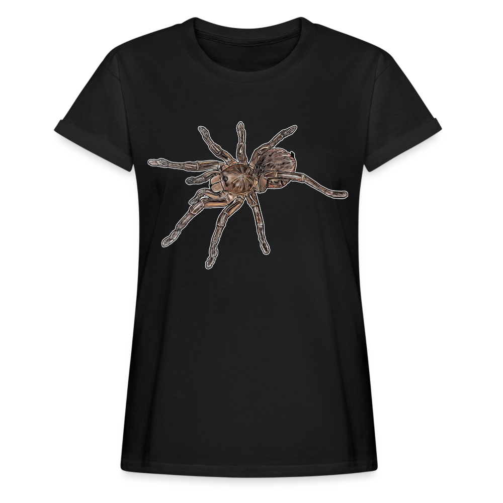 Frauen Oversized T-Shirt Theraphosa stirmi juvenile - Schwarz
