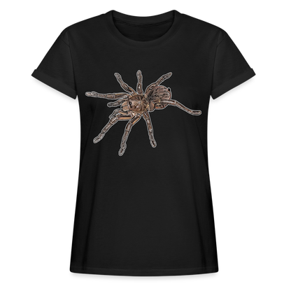 Frauen Oversized T-Shirt Theraphosa stirmi juvenile - Schwarz