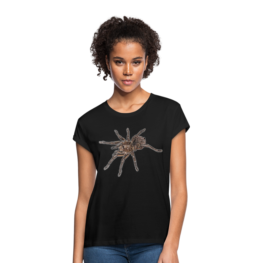 Frauen Oversized T-Shirt Theraphosa stirmi juvenile - Schwarz