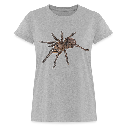Frauen Oversized T-Shirt Theraphosa stirmi juvenile - Grau meliert