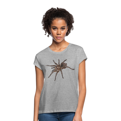 Frauen Oversized T-Shirt Theraphosa stirmi juvenile - Grau meliert