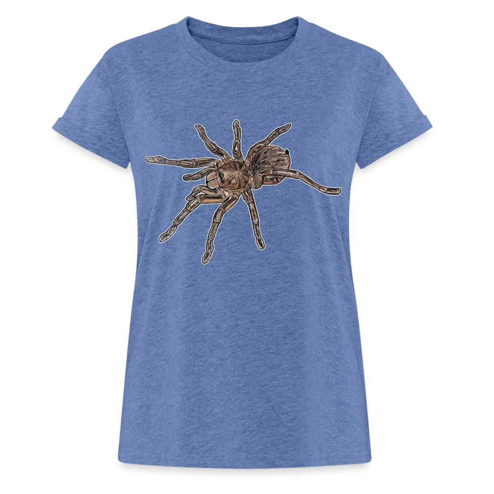 Frauen Oversized T-Shirt Theraphosa stirmi juvenile - Denim meliert