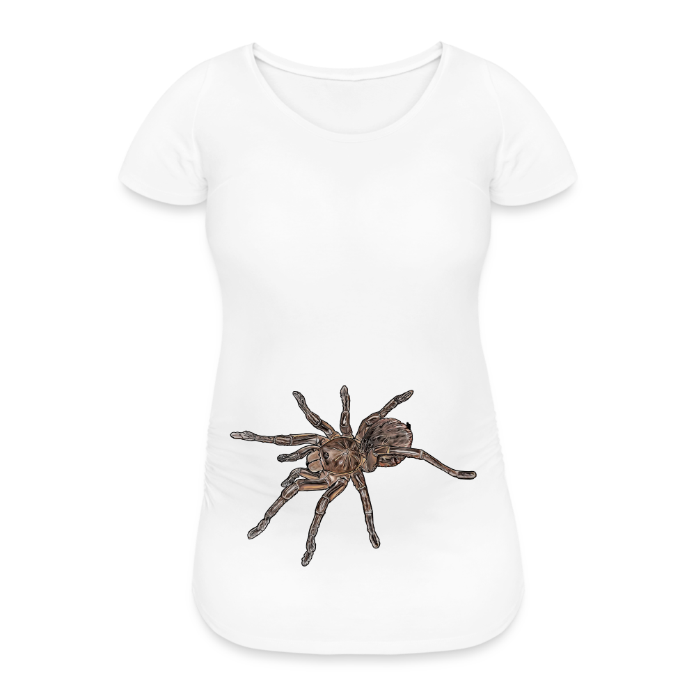 Frauen Schwangerschafts-T-Shirt Theraphosa stirmi juvenile - weiß