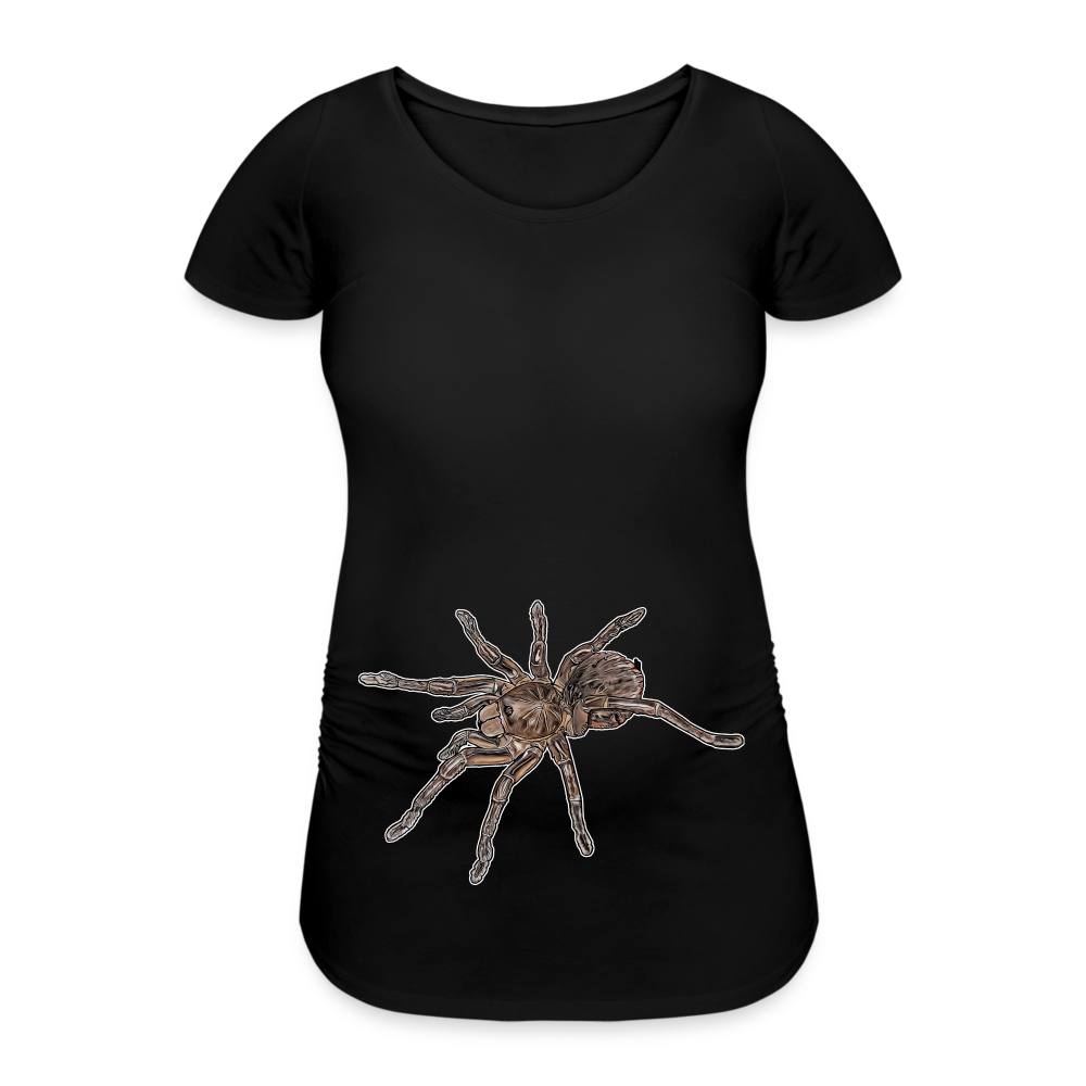 Frauen Schwangerschafts-T-Shirt Theraphosa stirmi juvenile - Schwarz