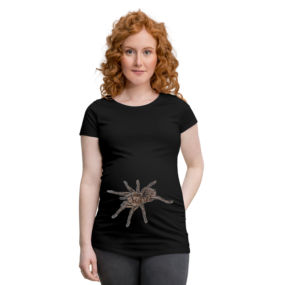 Frauen Schwangerschafts-T-Shirt Theraphosa stirmi juvenile - Schwarz