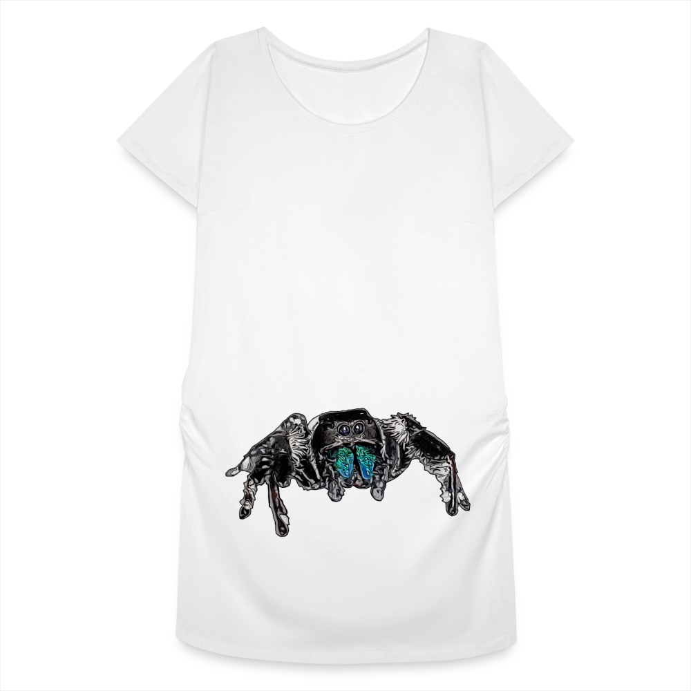 Frauen Schwangerschafts-T-Shirt Phidippus regius Everglades male - weiß