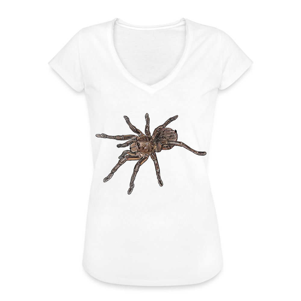 Frauen Vintage T-Shirt Theraphosa stirmi juvenile - weiß