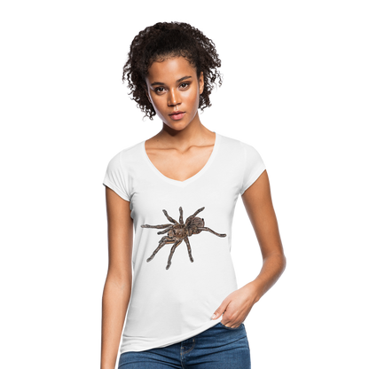 Frauen Vintage T-Shirt Theraphosa stirmi juvenile - weiß