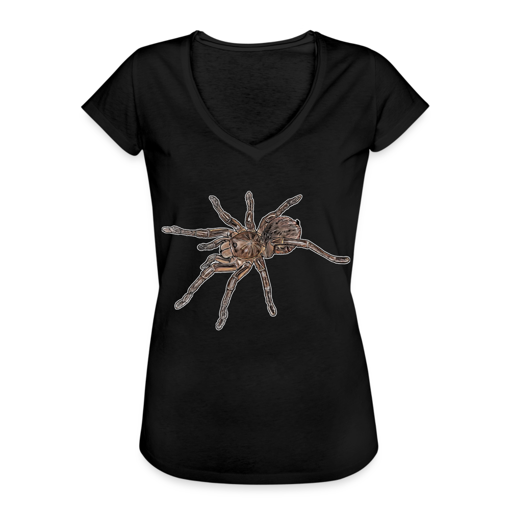 Frauen Vintage T-Shirt Theraphosa stirmi juvenile - Schwarz