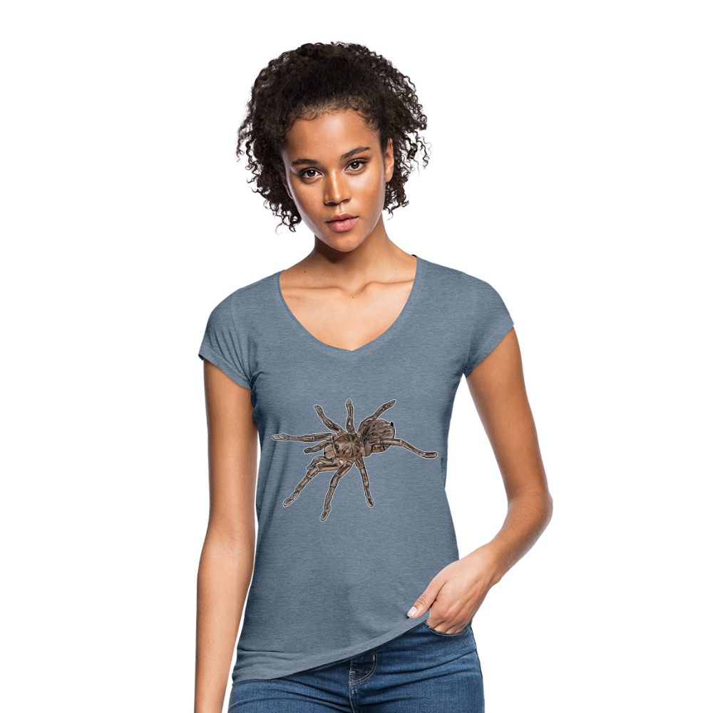 Frauen Vintage T-Shirt Theraphosa stirmi juvenile - Vintage Denim