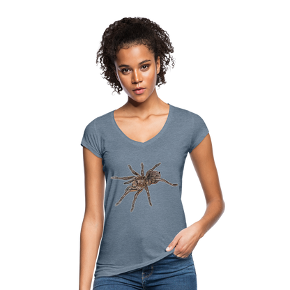Frauen Vintage T-Shirt Theraphosa stirmi juvenile - Vintage Denim
