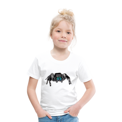 Kinder Basic T-Shirt Phidippus regius Everglades male - weiß