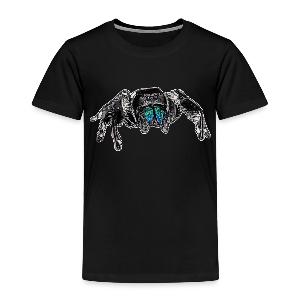 Kinder Basic T-Shirt Phidippus regius Everglades male - Schwarz